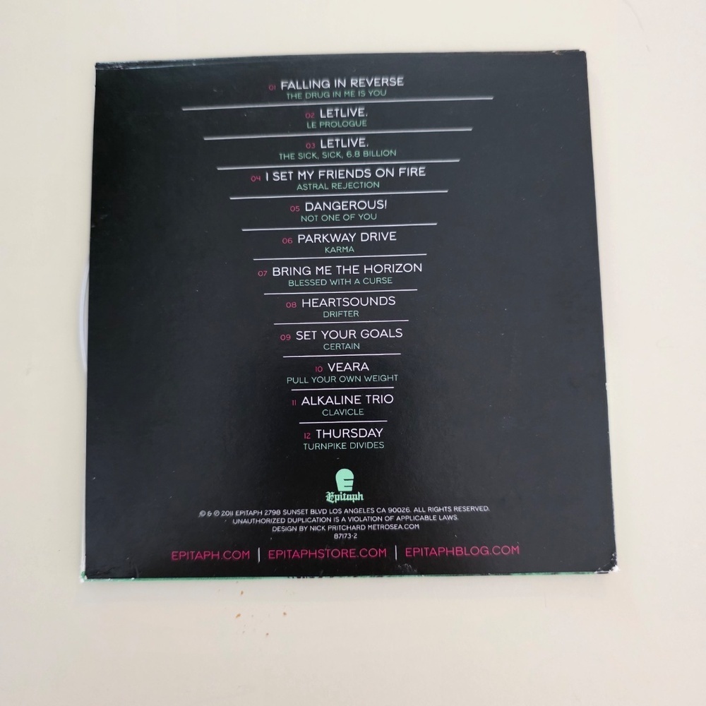 Epitaph Summer/Fall 2011 Sampler CD - Picture 2 of 4